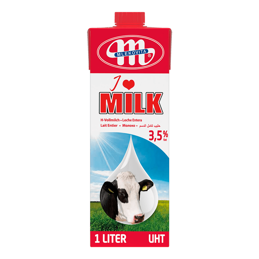 Mlekovita UHT Milk 3.5% Fat (1L)