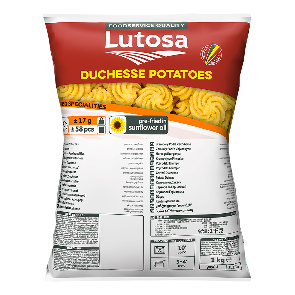 Lutosa Foodservice Duchesse Potatoes 1KG