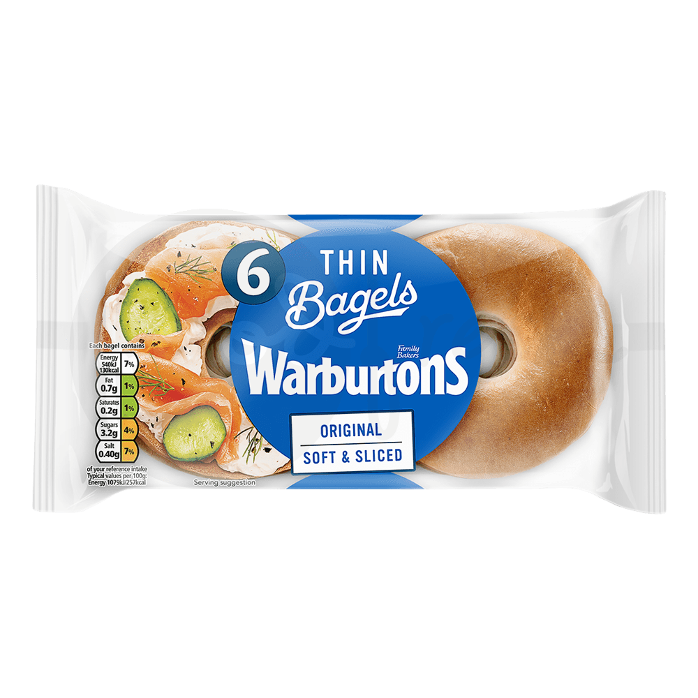 Warburtons Original Thin Bagels