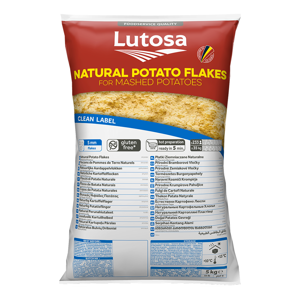 Lutosa Foodservice Natural Potato Flakes 5KG