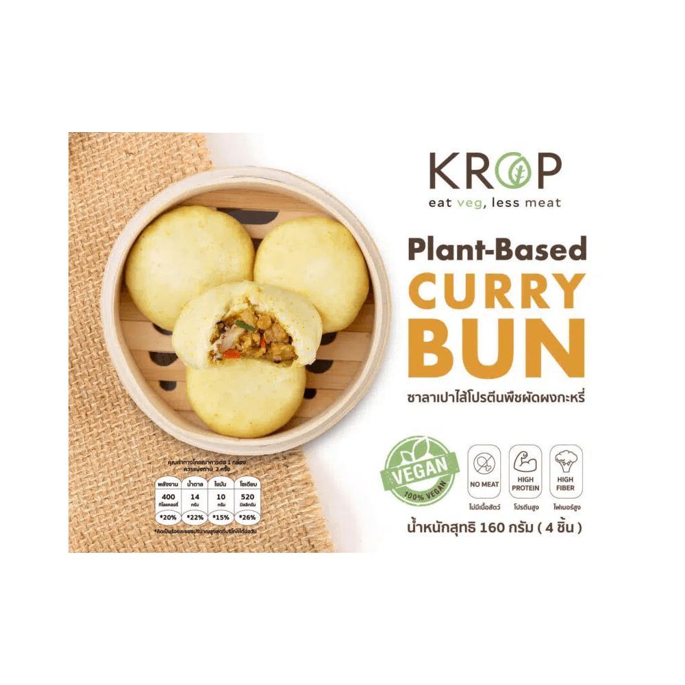 KROP Plant-based Curry Bun