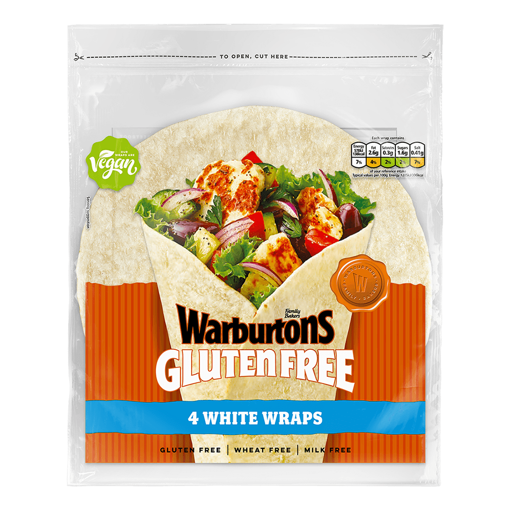 Warburtons Gluten Free White Wraps