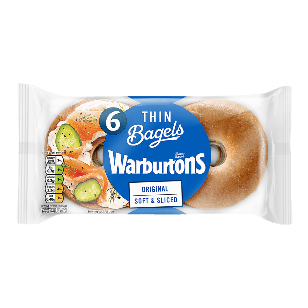 Warburtons Original Thin Bagels