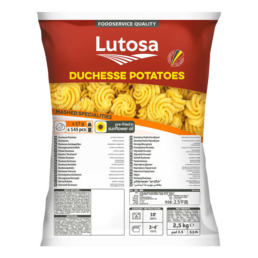 Lutosa Foodservice Duchesse Potatoes 2.5KG